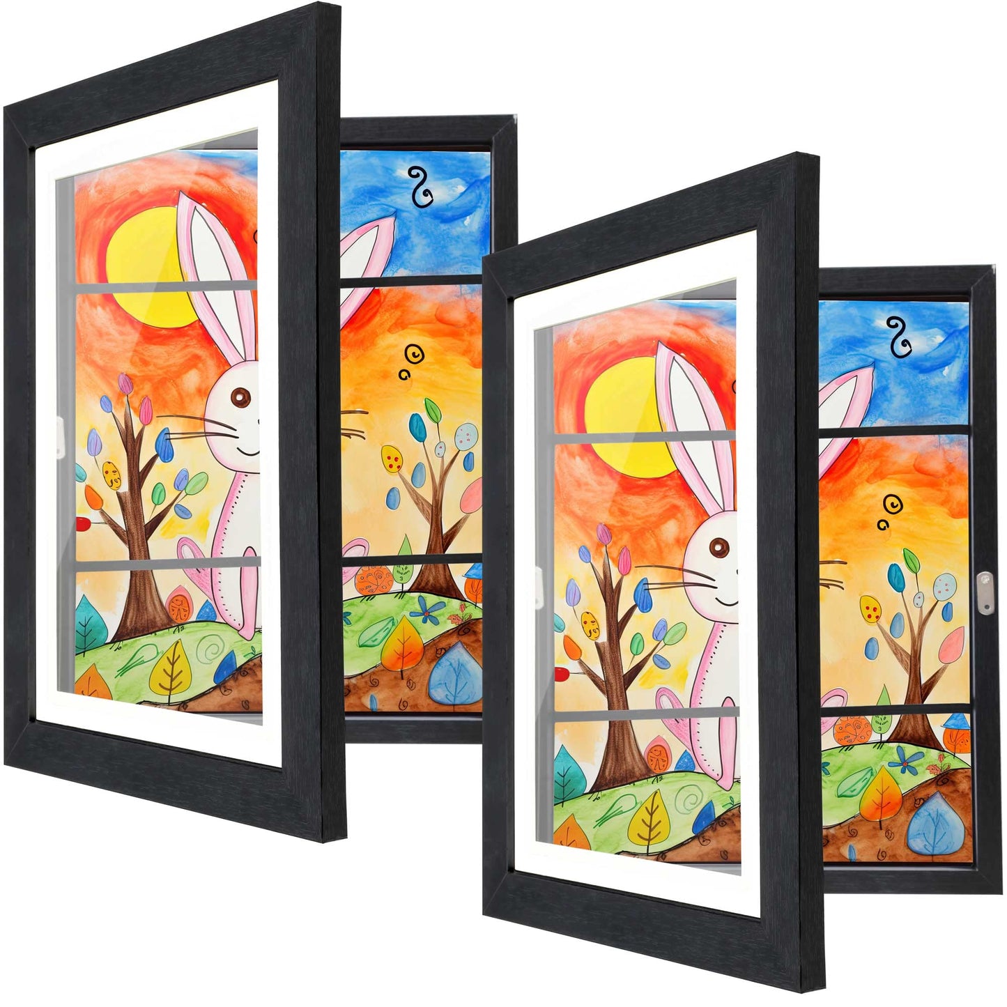 Kids Artwork Frames Changeable, 8.5 x 11 Inches Frames for Kids Artwork, Front Opening Picture Frames