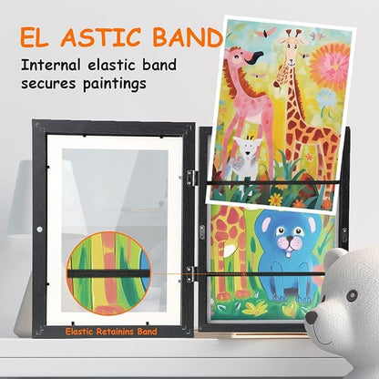 Kids Artwork Frames Changeable, 8.5 x 11 Inches Frames for Kids Artwork, Front Opening Picture Frames