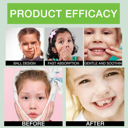 Teething Roller, Natural Teething Relief Roller for Babies - 2 Pack