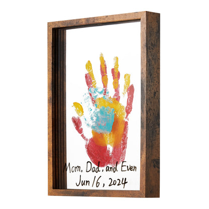 wood family handprint kit
